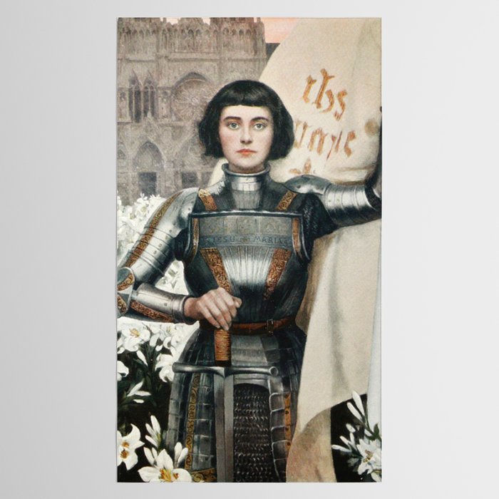 Saint Joan Of Arc Tablecloth Gallery Image 2