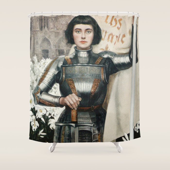Saint Joan Of Arc Shower Curtain Gallery Image 1