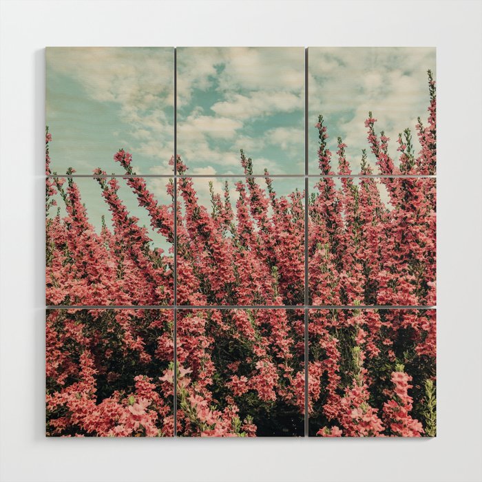 Texas Sage Bush Wood Wall Art Gallery Image 1