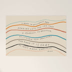 "I Hope In Hallways And Parking Lots You Can Take A Moment To Breathe, To Loosen Your Shoulders And Know It Is Okay To Not Know Everything." Welcome Mat Gallery Image 1