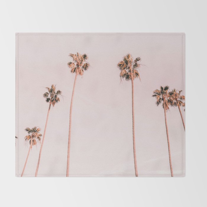 Summer Palms Throw Blanket Gallery Image 2