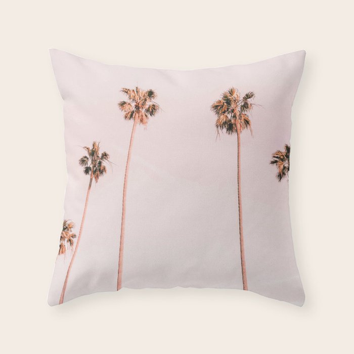 Summer Palms Throw Pillow Gallery Image 6