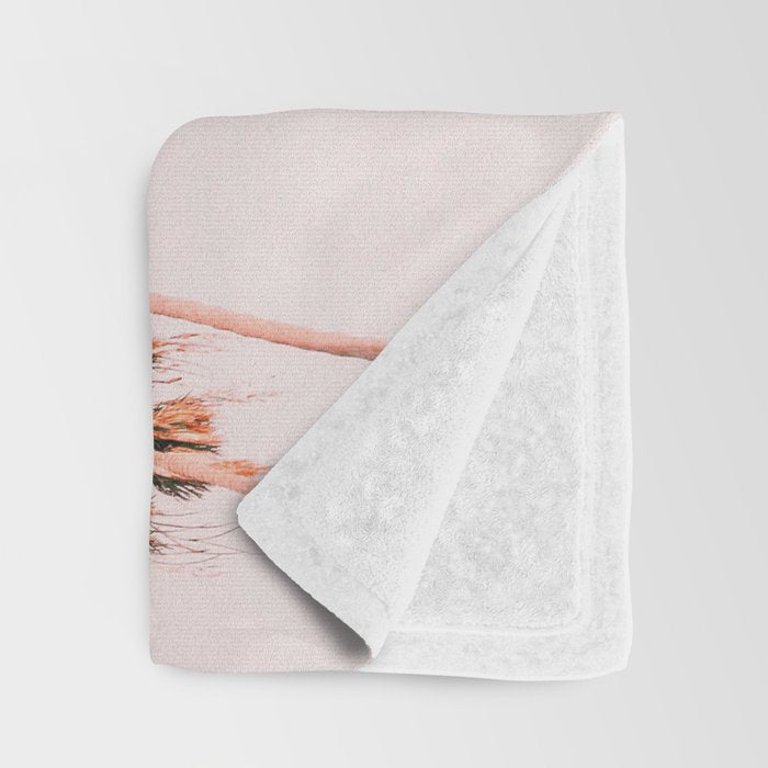 Summer Palms Throw Blanket Gallery Image 3