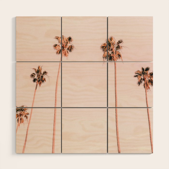 Summer Palms Wood Wall Art Gallery Image 1