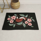 Fox in Cherry Blossoms Rug Gallery Image 1