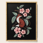 Fox in Cherry Blossoms Serving Tray Gallery Image 1