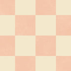Checkers - peach pink and cream Coffee Mug Gallery Image 2