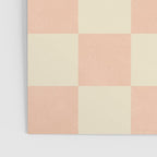 Checkers - peach pink and cream Poster Gallery Image 3