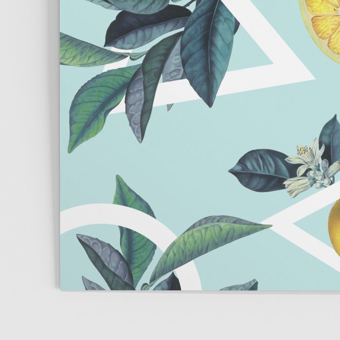 Geometric and Lemon pattern III Poster Gallery Image 3