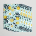 Geometric and Lemon pattern III Wrapping Paper Gallery Image 3