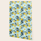 Geometric and Lemon pattern III Wallpaper Gallery Image 2