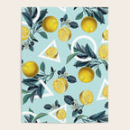 Geometric and Lemon pattern III Poster Gallery Image 4