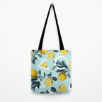 Geometric and Lemon pattern III Tote Bag Gallery Image 2