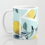 Geometric and Lemon pattern III Coffee Mug Gallery Image 3