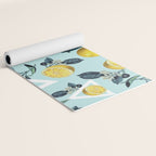Geometric and Lemon pattern III Yoga Mat Gallery Image 2