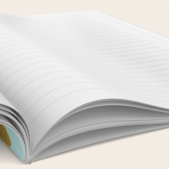 Geometric and Lemon pattern III Notebook Gallery Image 2
