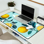 Geometric and Lemon pattern III Desk Mat Gallery Image 2