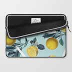 Geometric and Lemon pattern III Laptop Sleeve Gallery Image 2