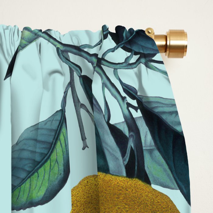 Geometric and Lemon pattern III Window Curtain Gallery Image 2