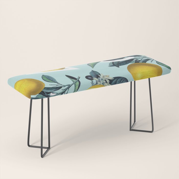 Geometric and Lemon pattern III Bench Gallery Image 1