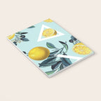 Geometric and Lemon pattern III Notebook Gallery Image 3