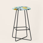 Geometric and Lemon pattern III Stool Gallery Image 1