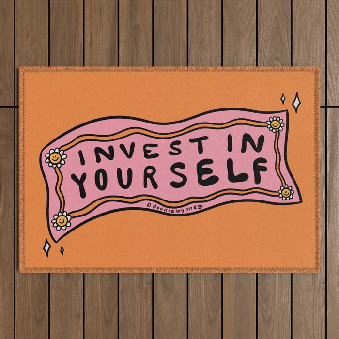 Invest In Yourself Outdoor Rug Gallery Image 1