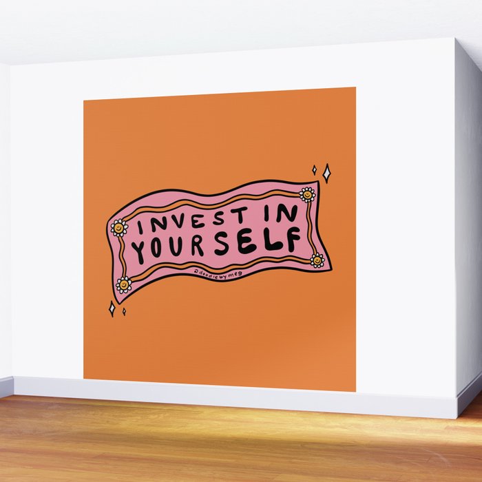 Invest In Yourself Wall Mural Gallery Image 2