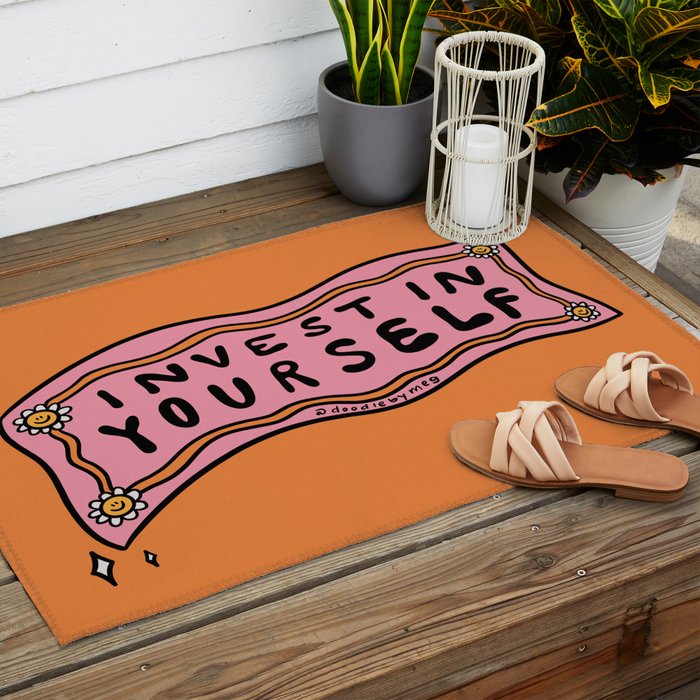 Invest In Yourself Outdoor Rug Gallery Image 2