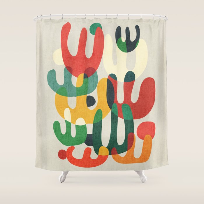 Cactus Shower Curtain Gallery Image 1