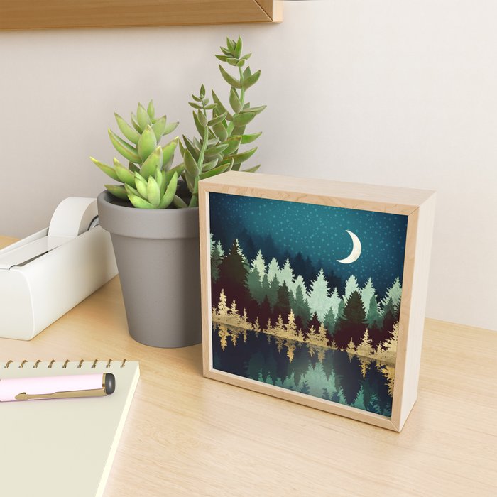 Star Forest Reflection Mini Art Print Gallery Image 2
