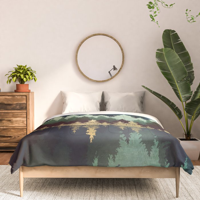 Star Forest Reflection Comforter Gallery Image 3