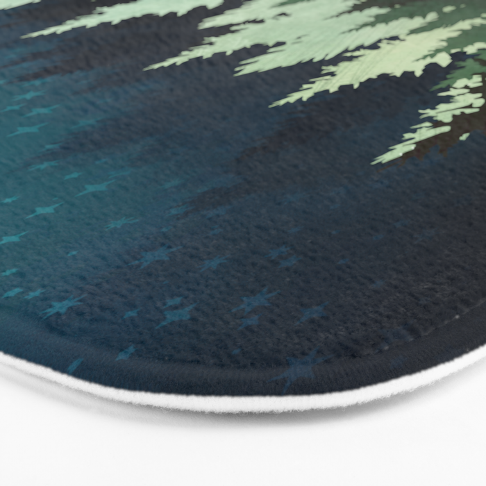 Star Forest Reflection Bath Mat Gallery Image 3