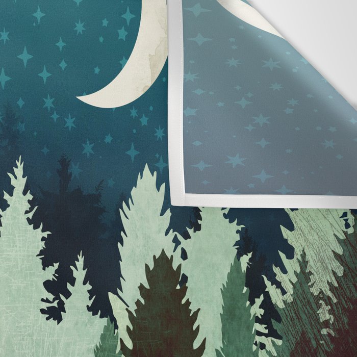 Star Forest Reflection Wall Tapestry Gallery Image 3