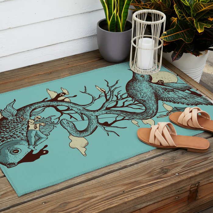 Escape from Reality Outdoor Rug Gallery Image 2