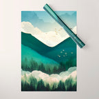 Emerald Hills Wrapping Paper Gallery Image 1