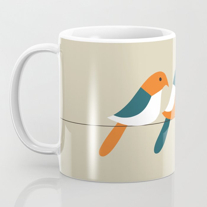 Birds on wire Coffee Mug Gallery Image 3
