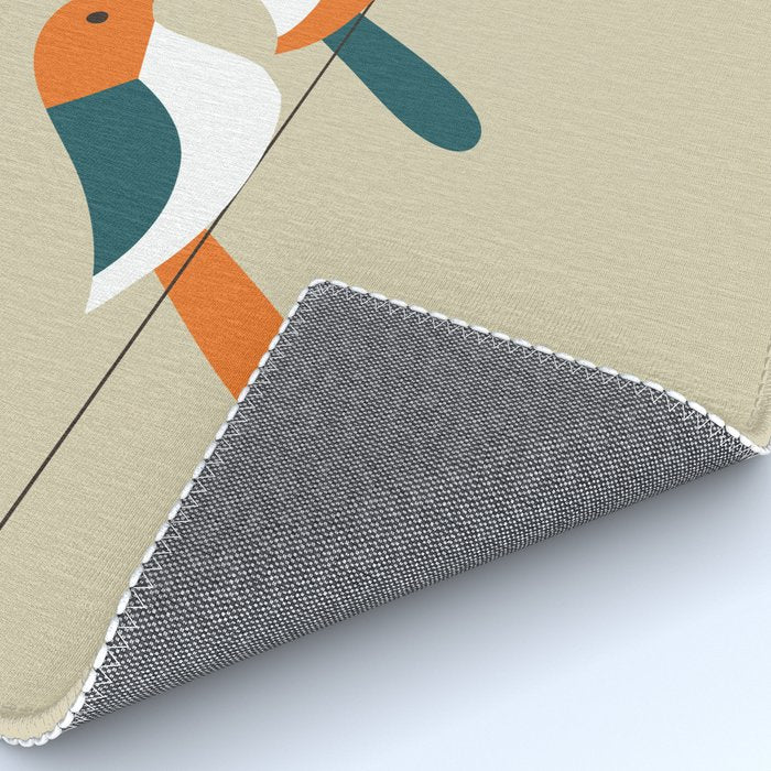 Birds on wire Rug Gallery Image 4