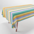 Classic Stripes XXIV - 90s Summer Tablecloth Gallery Image 1