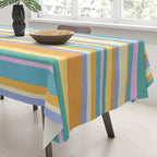 Classic Stripes XXIV - 90s Summer Tablecloth Gallery Image 3