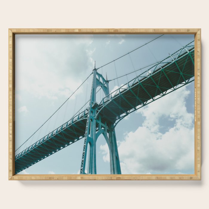 St. Johns Bridge Serving Tray Gallery Image 1