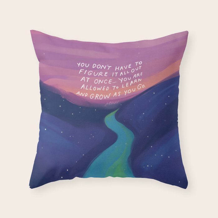 Grow as you go Throw Pillow Gallery Image 6