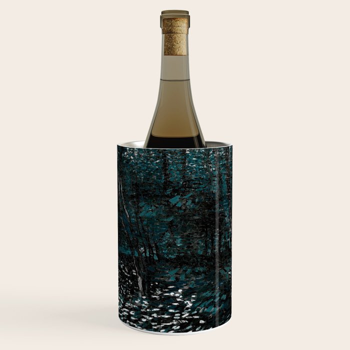 Dark Teal Van Gogh Trees & Underwood Wine Chiller Gallery Image 3