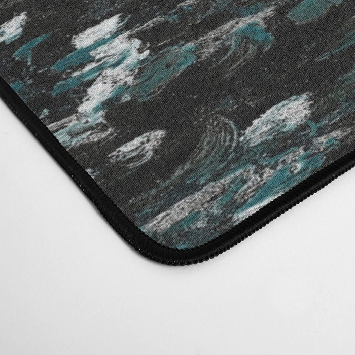 Dark Teal Van Gogh Trees & Underwood Desk Mat Gallery Image 4