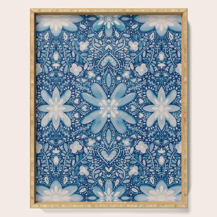 Nature's Graceful Elegance Serving Tray Gallery Image 1