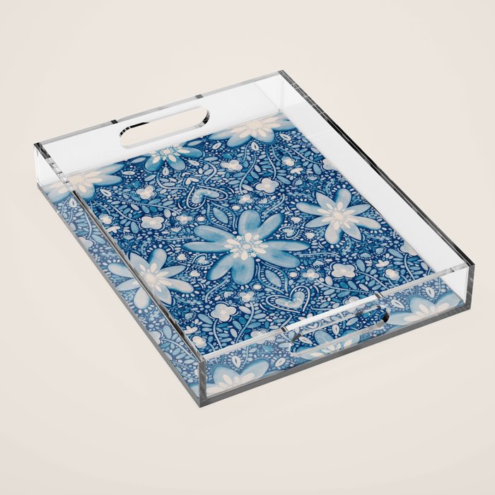 Nature's Graceful Elegance Acrylic Tray Gallery Image 1