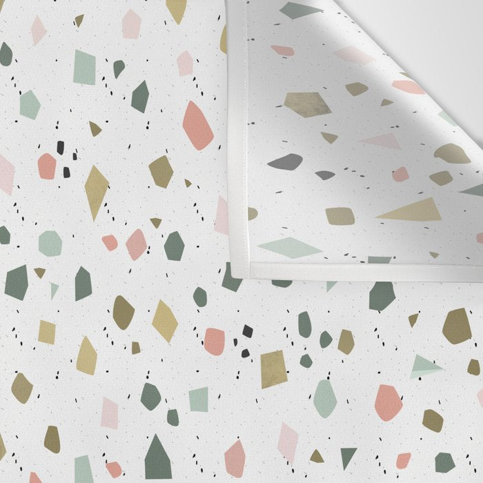 terrazzo stracciatella marble texture decorative pattern Wall Tapestry Gallery Image 3