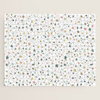 terrazzo stracciatella marble texture decorative pattern Jigsaw Puzzle Gallery Image 1
