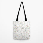 terrazzo stracciatella marble texture decorative pattern Tote Bag Gallery Image 2