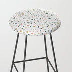 terrazzo stracciatella marble texture decorative pattern Stool Gallery Image 2